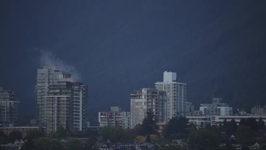 Landscape of an urban city