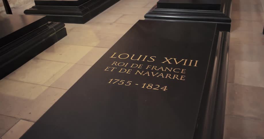 A persons name is etched into the coffin