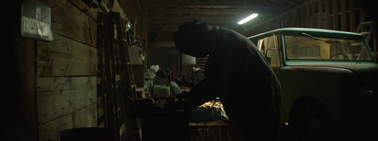 Man welding in a shop