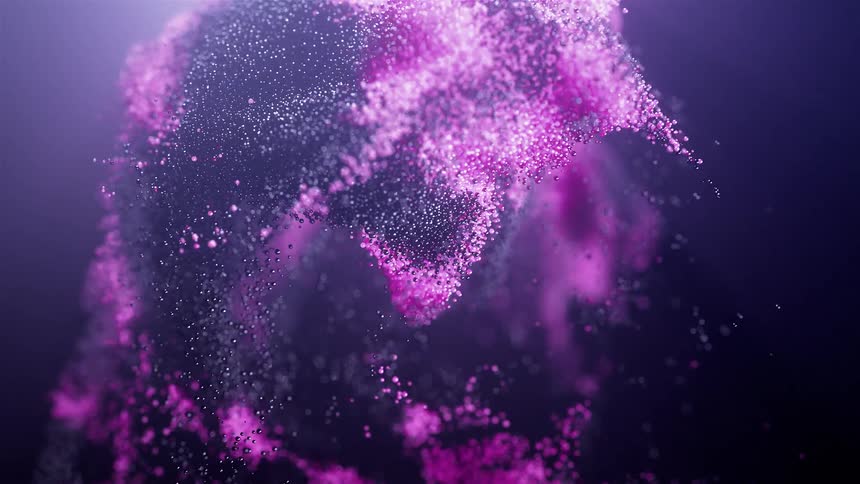 Purple texture swirls upwards