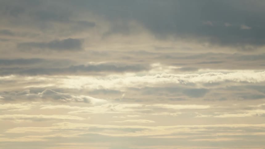 A very cloudy sky