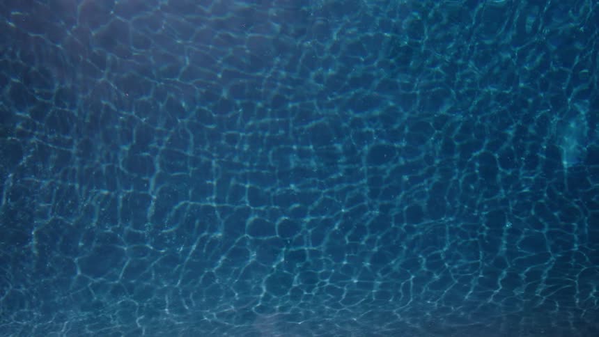Clear blue water