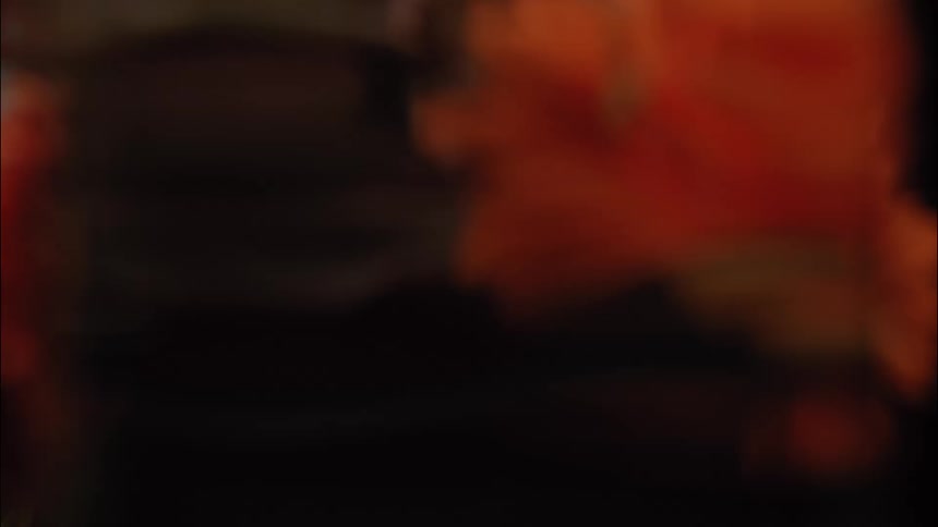 A blurry object is stretched