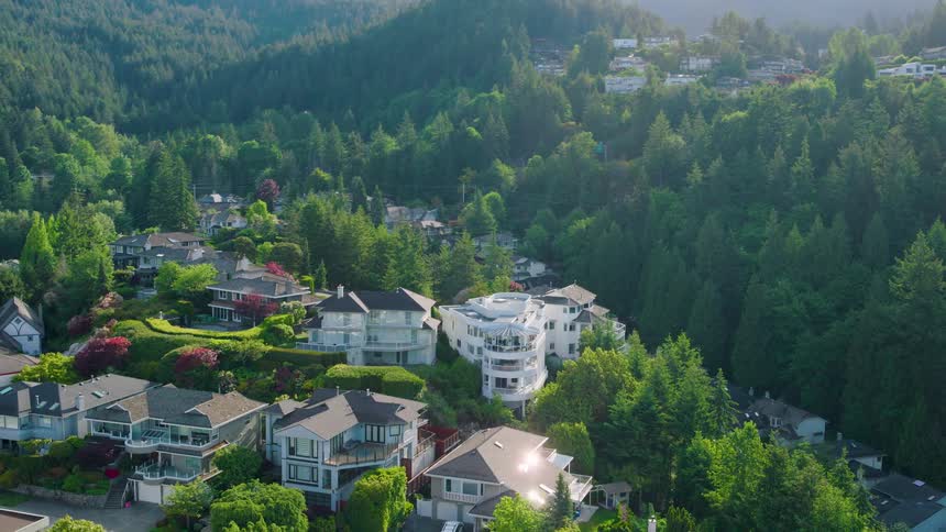 Aerial of a suburban city during daytime