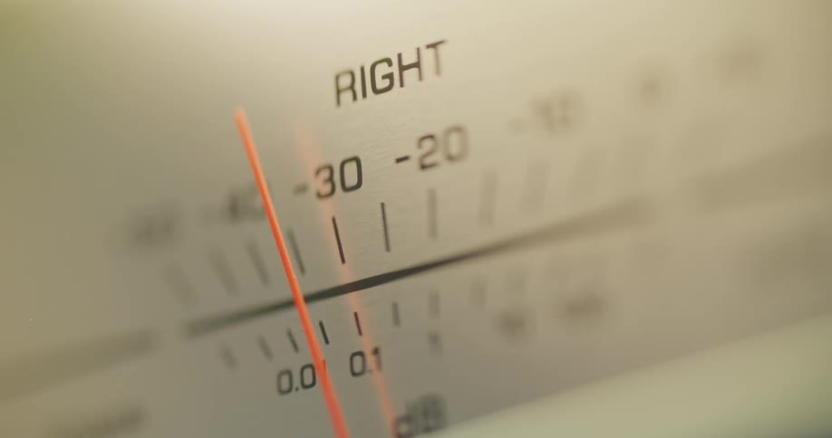 The dial shakes on the radio