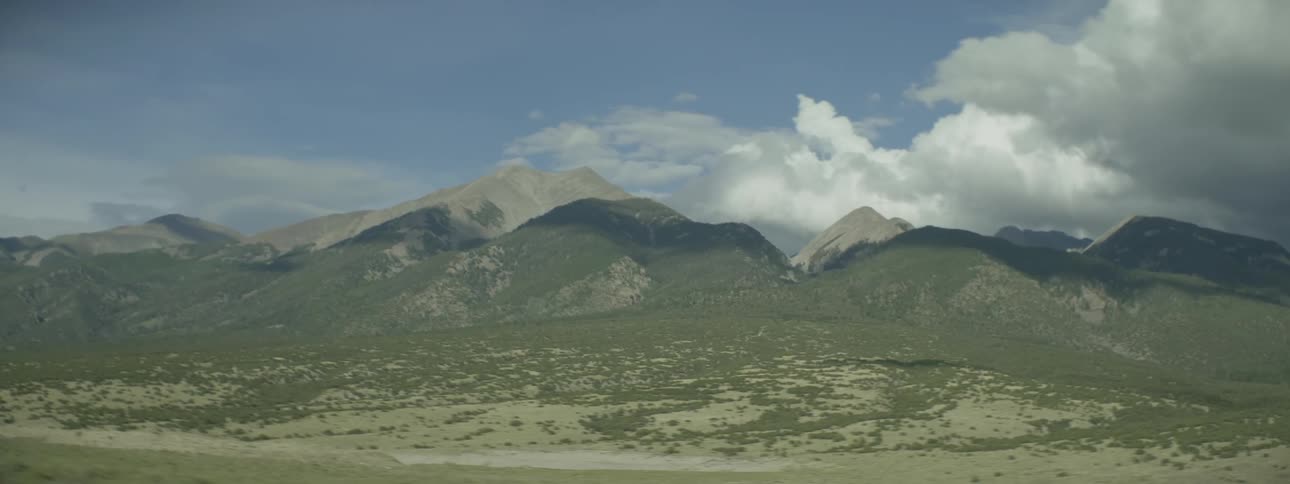 Mountainous landscape on a cloudy day