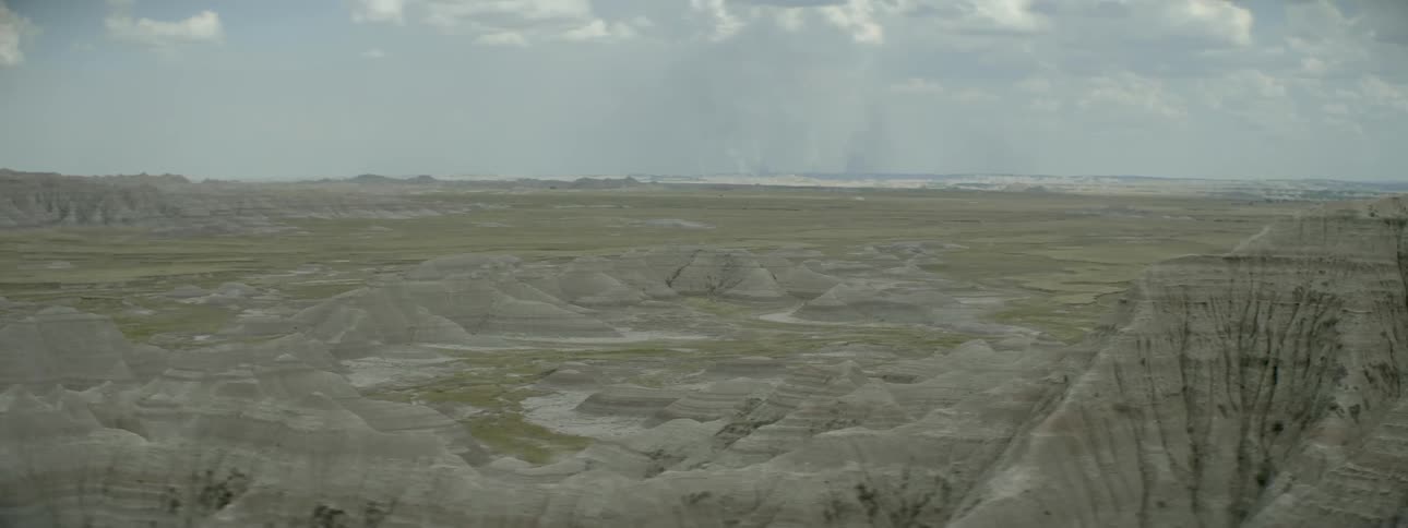 The range below has grass and sand