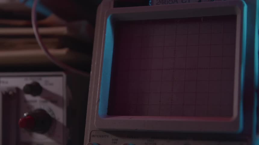 The person boots up the small device