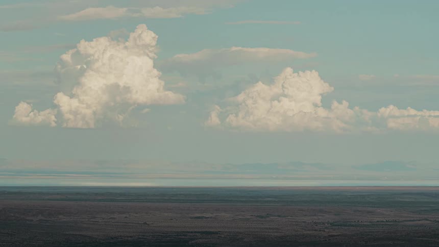 Clouds are gathering and growing in size as a storm builds