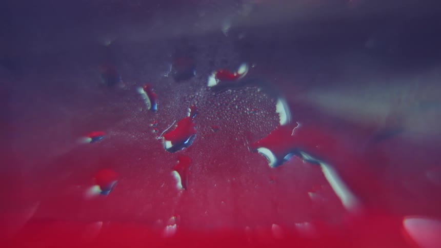A view of some liquid in a cup