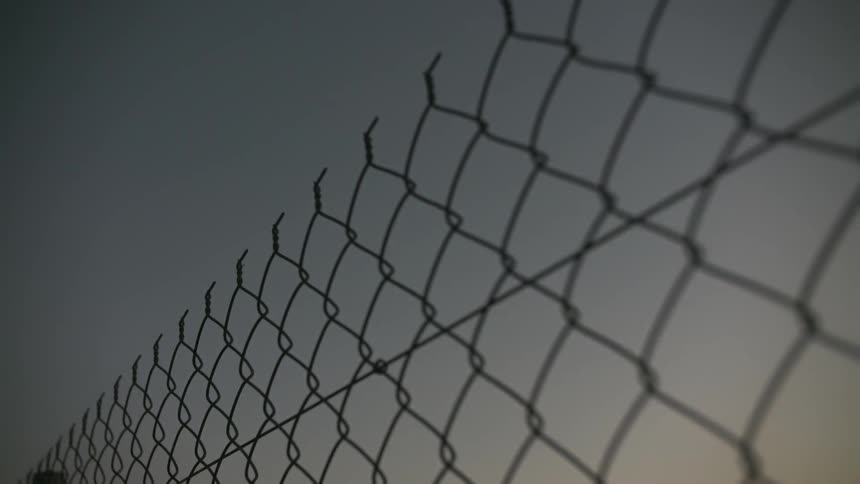 A fence against the sky