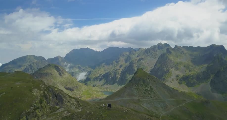 View of a mountain range