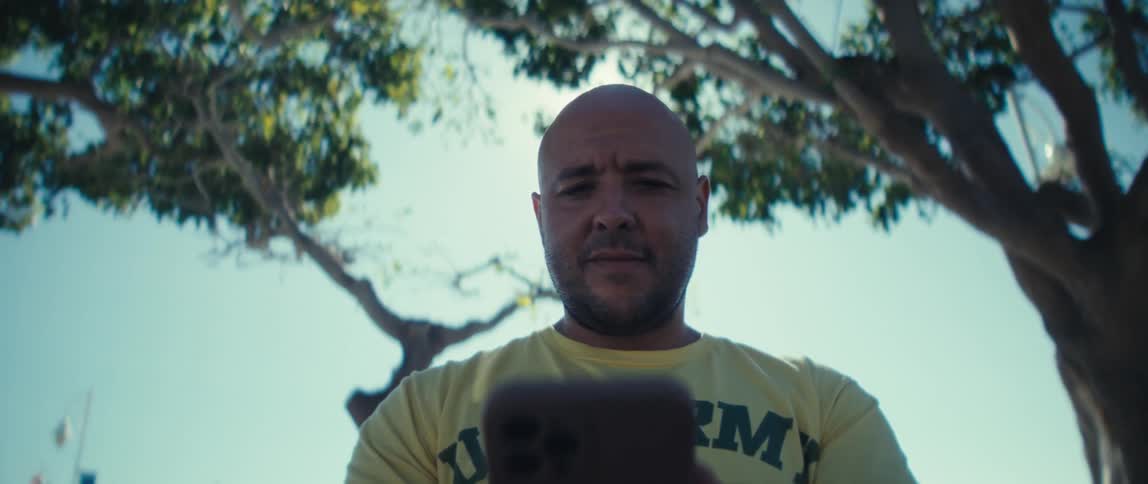 A portrait of a man outdoors