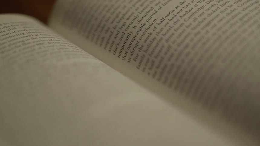 A close up view of some pages of a book
