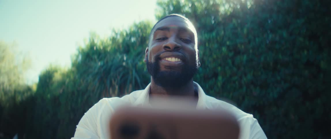 A portrait of a man outdoors