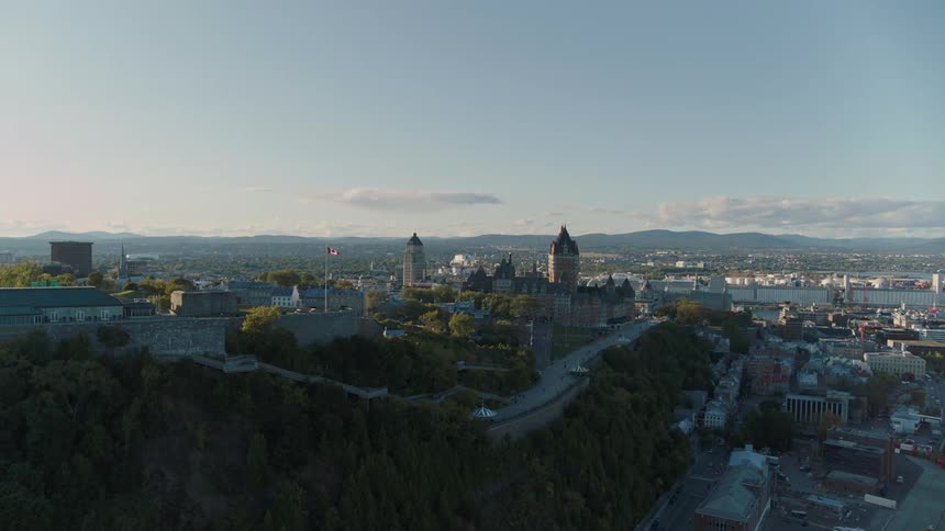 Aerial view of Quebec City