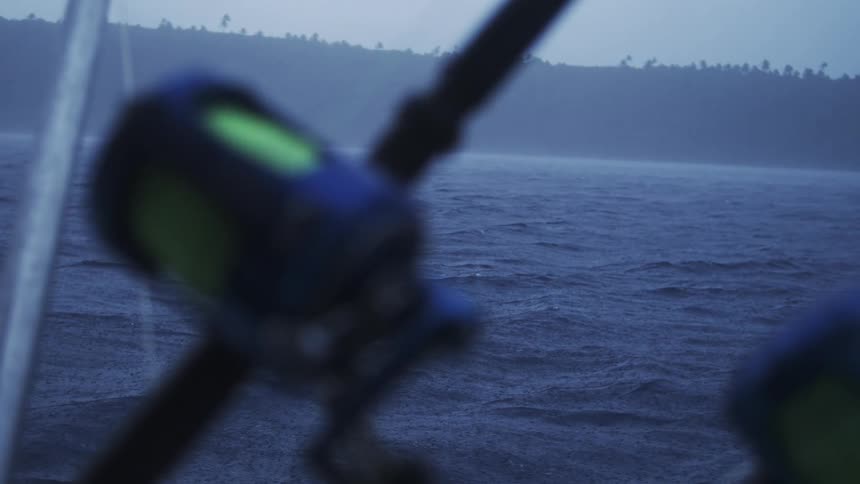 A view of waves on a lake