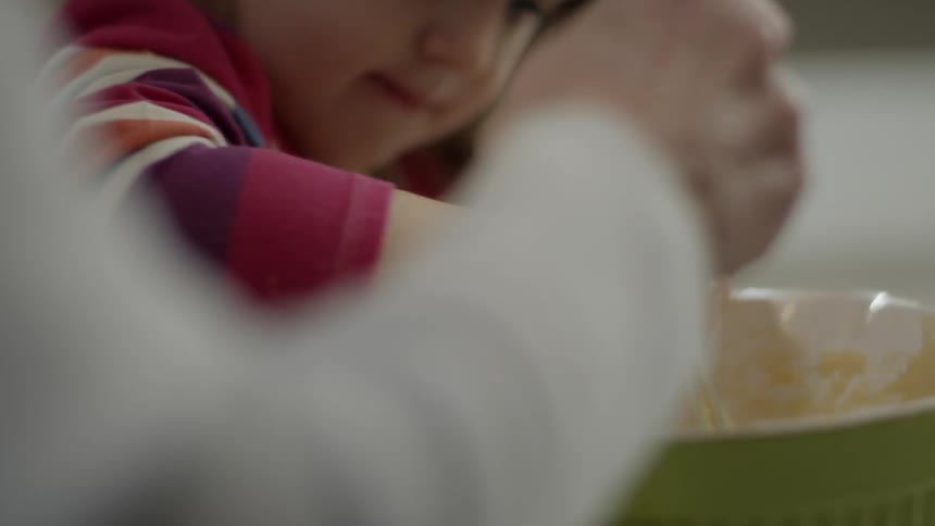 Close up of a child's face