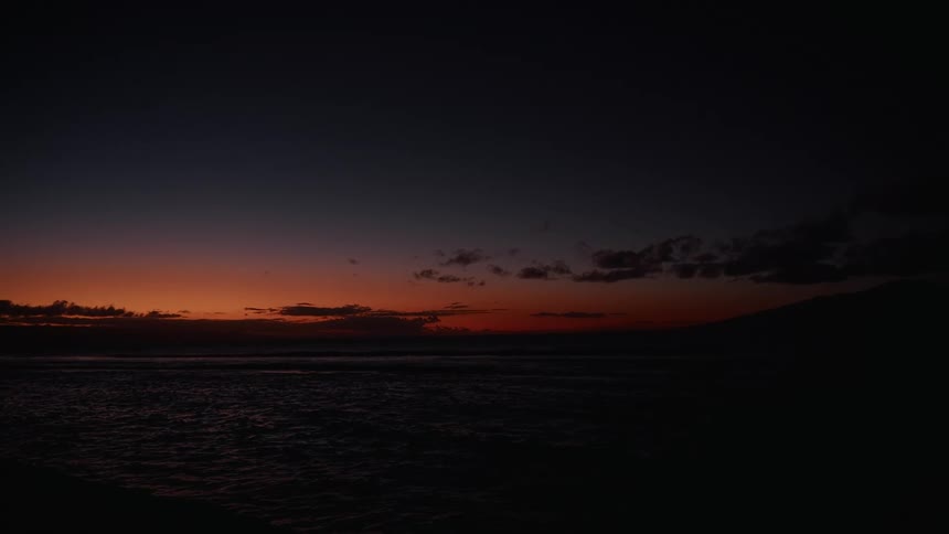 Ocean scene at sunrise