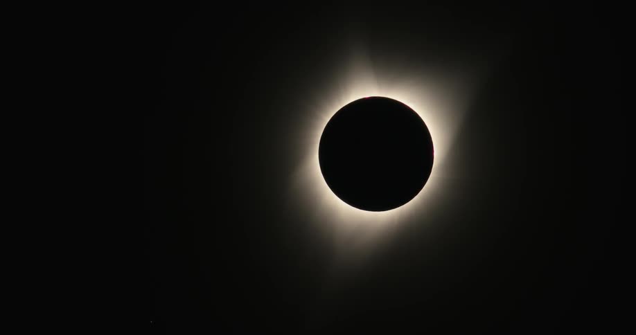 View of a solar eclipse
