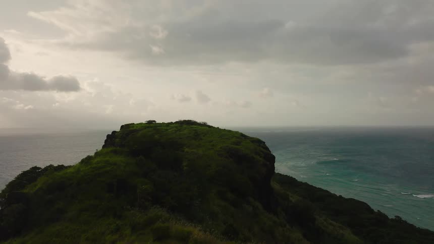 Seeing along the top of a cliff