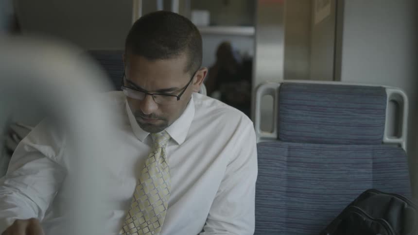 Man sitting in a seat
