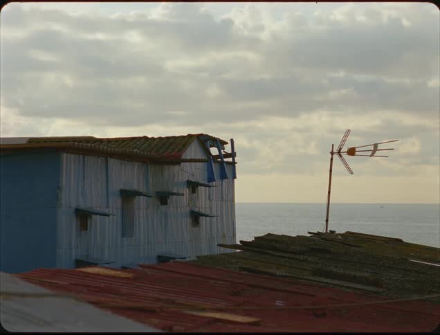 A view of a building in a rural area