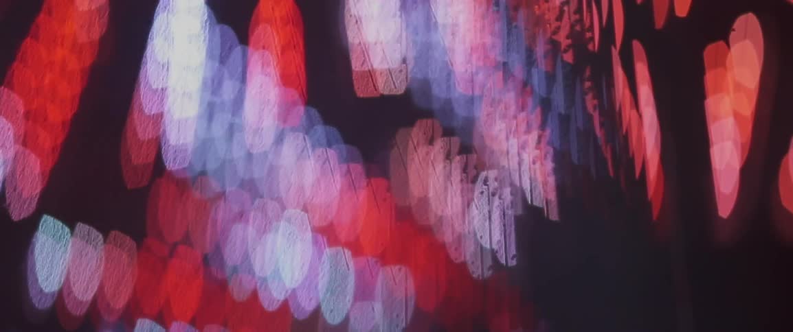 Red and white lights flashing