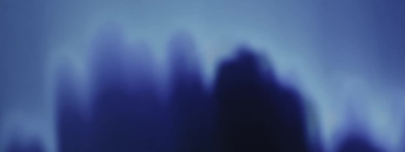 An abstract view of blue digital waves
