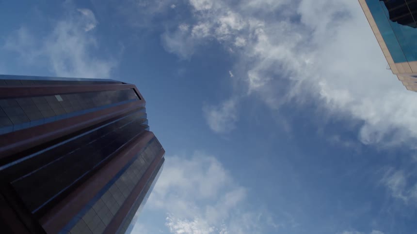 High rise buildings in a metropolitan city skyline in daytime