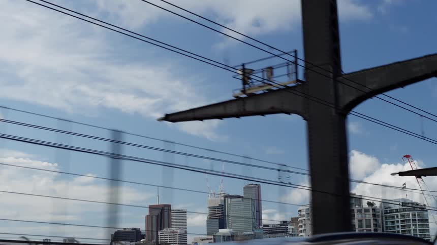 A view of some tall buildings in a city