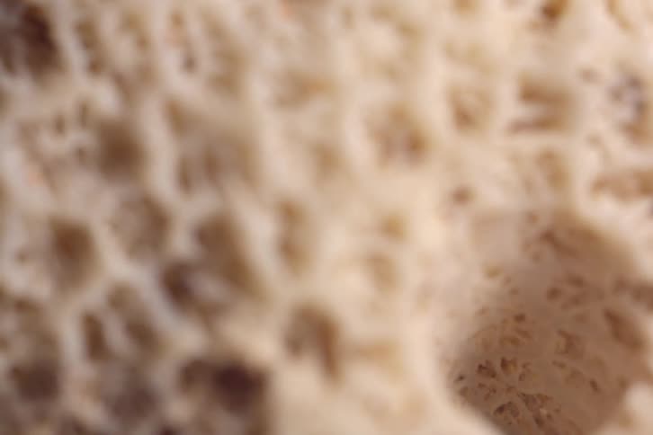 A close up of some white shapes