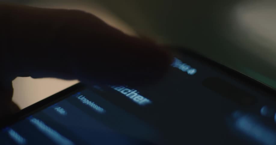 A close up of someone using a smartphone