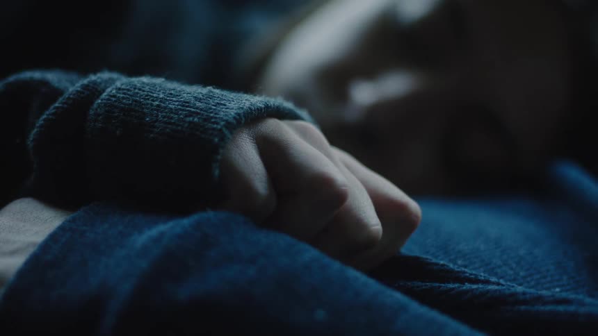 Woman lying on a mans chest