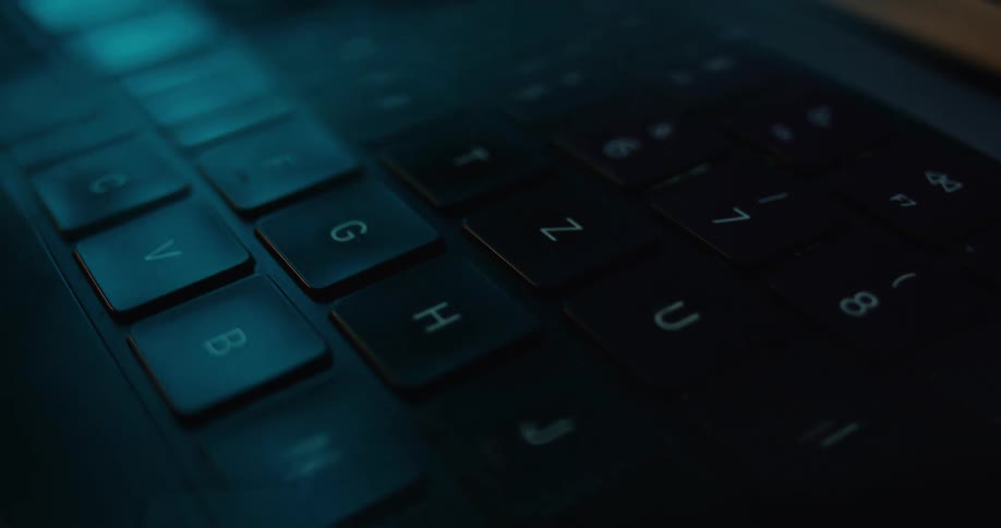 A black keyboard