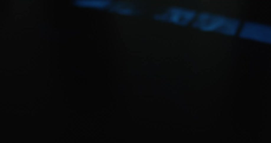 Xray in abstract shades of blue and black