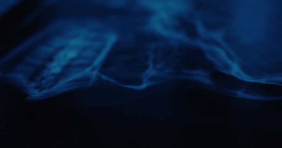 Bluish xray of human spine
