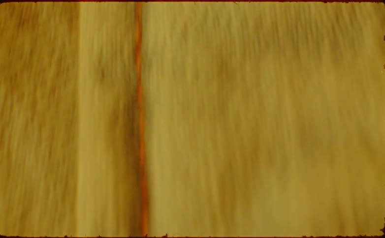 A closeup of a piece of a thick piece of woven textile with threads