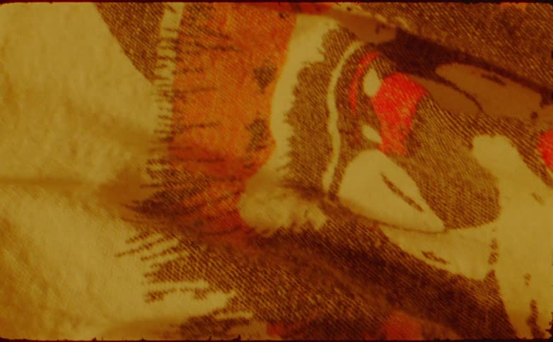 A close up of a blanket