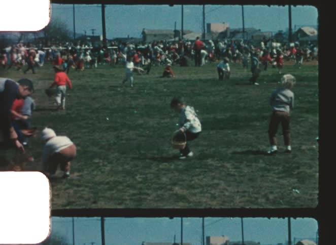 A group of kids playing in a park