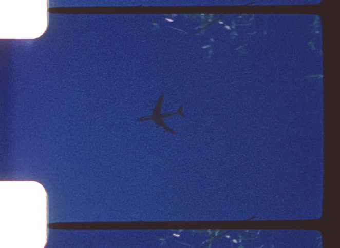 A plane flying over head