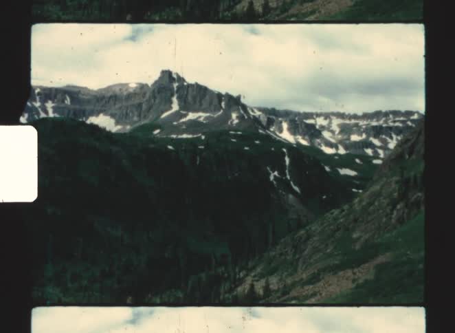Trees are at the base of the mountains