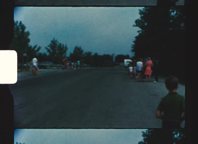 Groups of people are walking in the national park