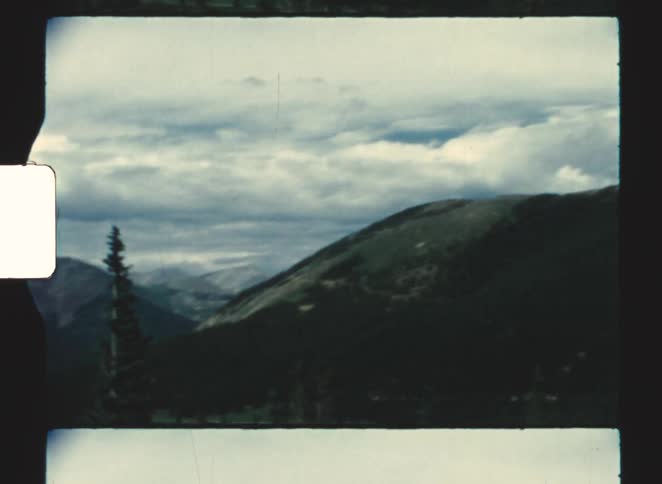 A view of a mountain range covered in trees