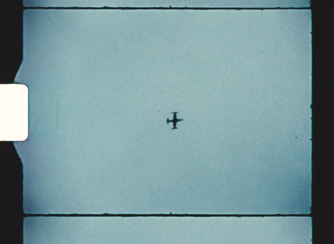 A plane flying in the air