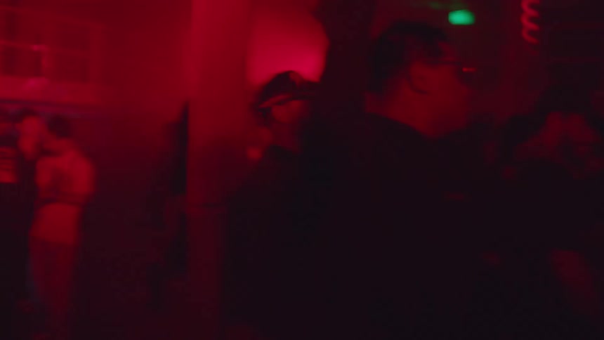 People are dancing in the club