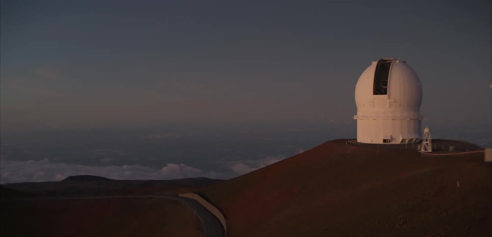 A view of an observatory on a mountain