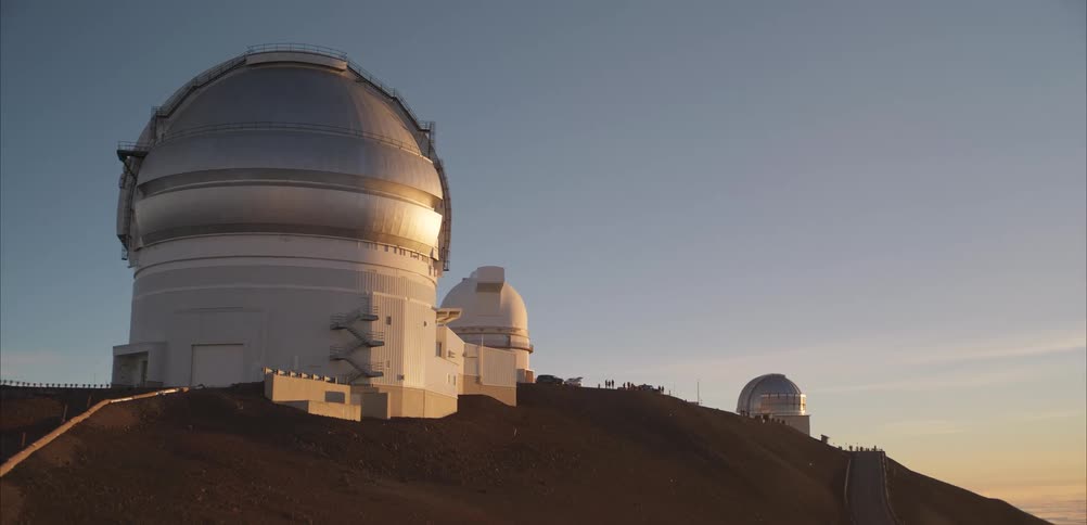 Observatories are on top of the peak