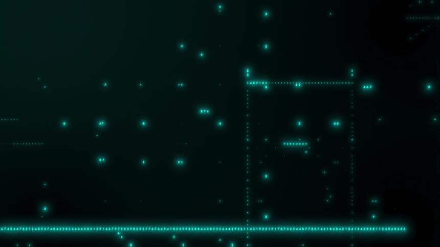 A digital image of blue lines