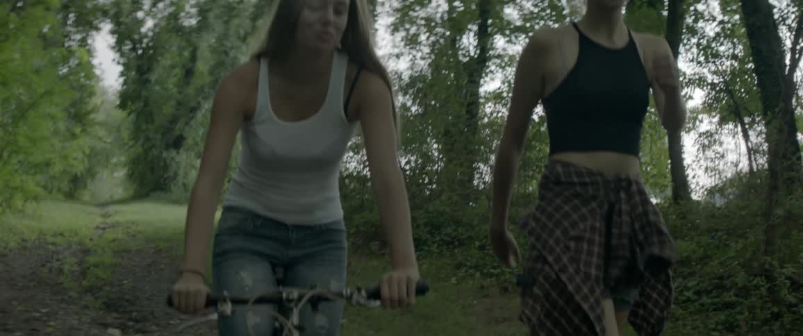 Two women travel together on the trail